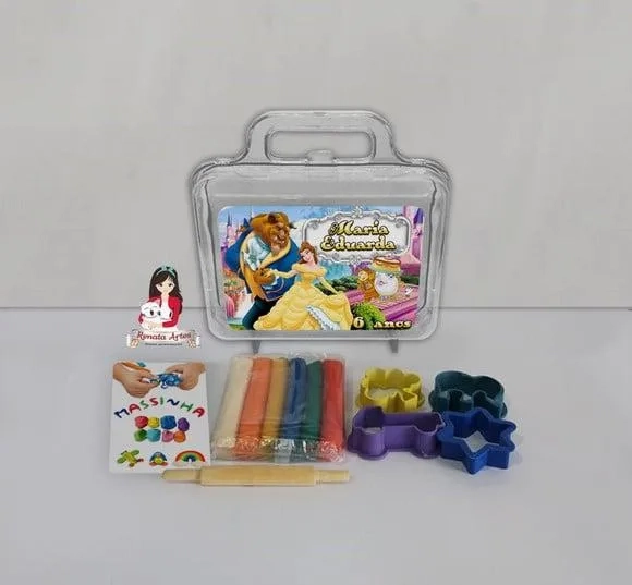 Kit Massinha na Maleta a Bela e a Fera