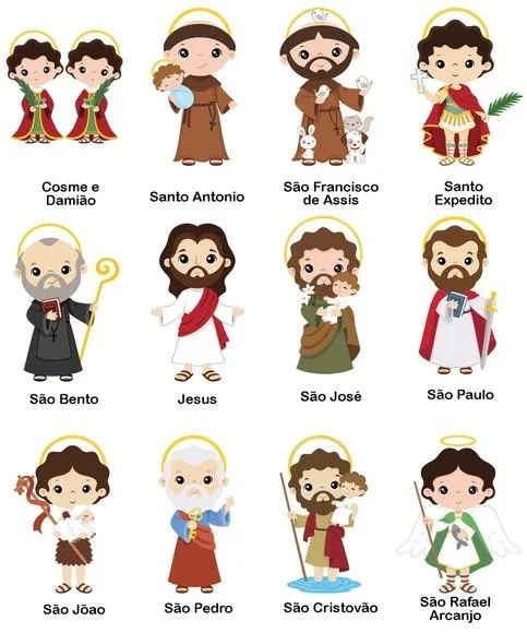 Chaveiro Bóton Santinho - Valor Unitário