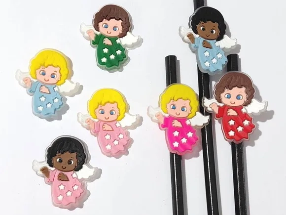Lápis C/ponteira Anjinho 4,5cm Pacote com 7 Unidades