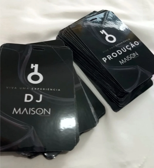 Credencial Personalizada 9x13 para Eventos Festas Shows
