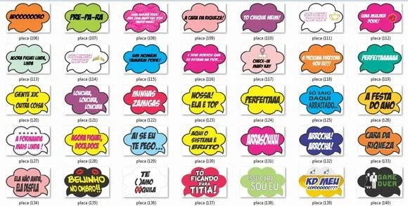 Placas com Frases Divertidas para Fotos