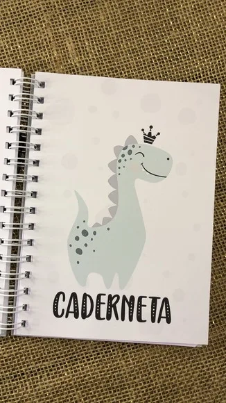 Caderneta de Saúde / Vacinação Personalizada - Dinossauro