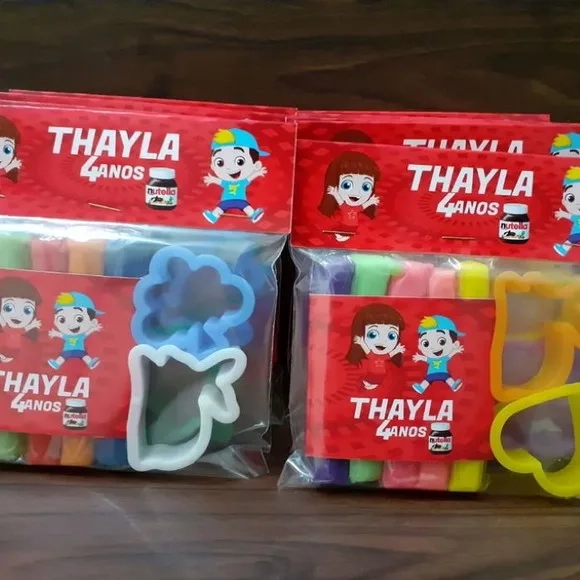 Lembrancinha Kit Massinha de Modelar - Qualquer Tema