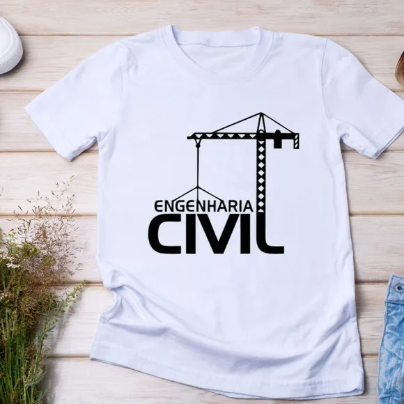 Camiseta Profissão Engenharia Civil