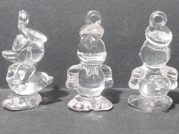 Pingente Pato Donald Acrílico 5cm Pacote com 5 Unidades
