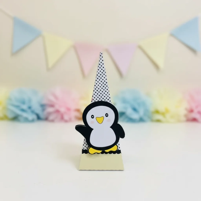 Kit 60 Lembrancinha Pinguim