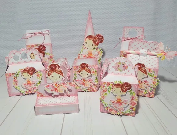 Kit 60 Lembrancinhas Bailarina