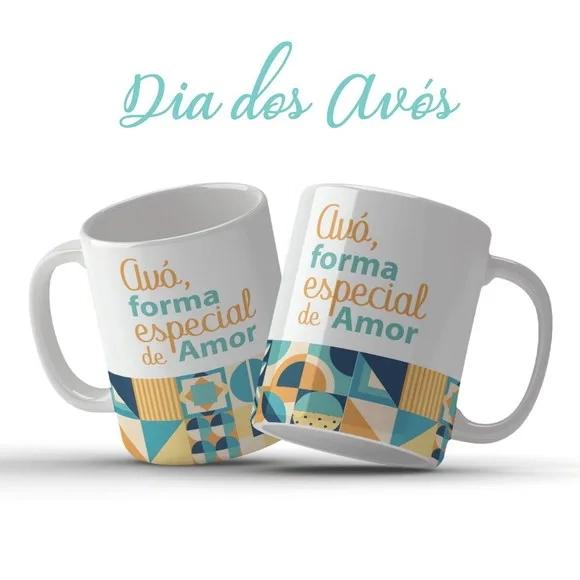 Caneca Avó Forma Especial de Amor