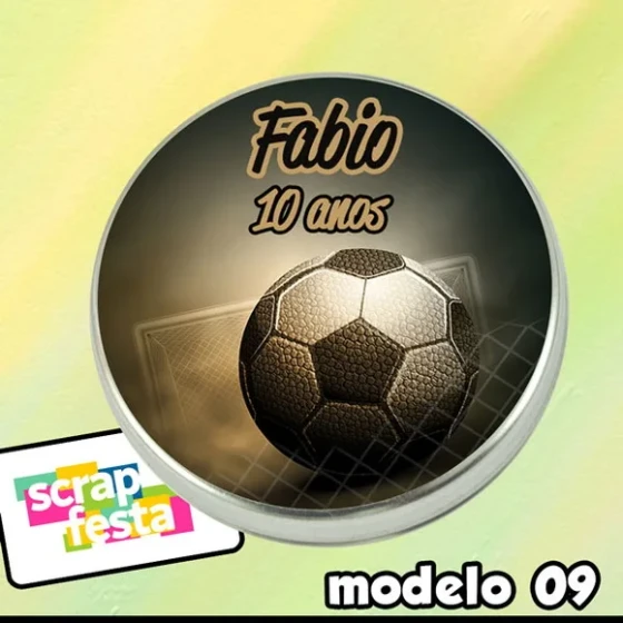 Latinhas Personalizadas Futebol