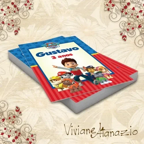 Adesivo Tubete Patrulha Canina - 00294