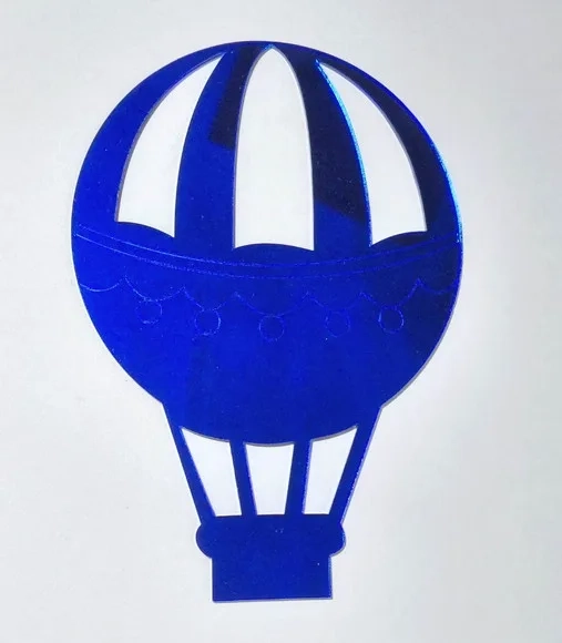 Enfeite de Porta Balão 15cm Acrílico Espelhado - 1 Unidades