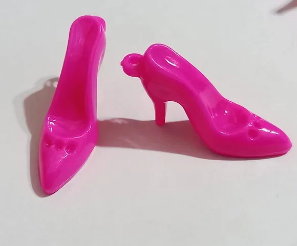 Pingente Sapatinho Rosa Pink Acrílico 3,5cm-20 Unidades