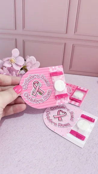 Card com Máscara Facial Outubro Rosa