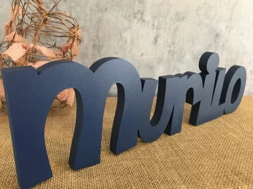 Letras de MDF -Nomes Linha CH