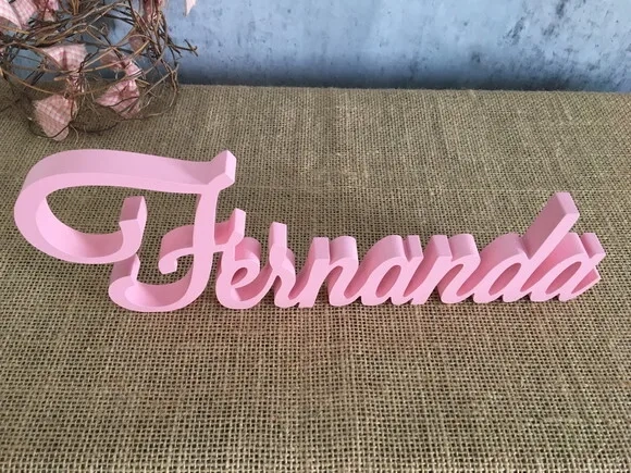 Letras de MDF -Nomes