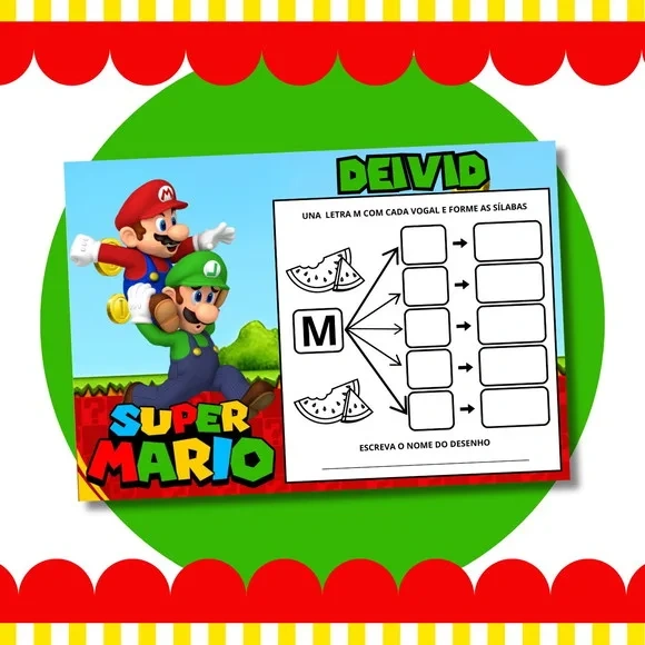 Livro Diversão Super Mario