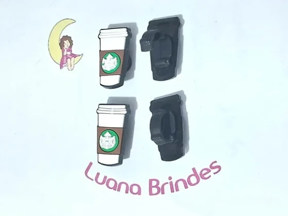 Pins para Cadarço Starbucks Emborrachado Pacote com 6 Unidad