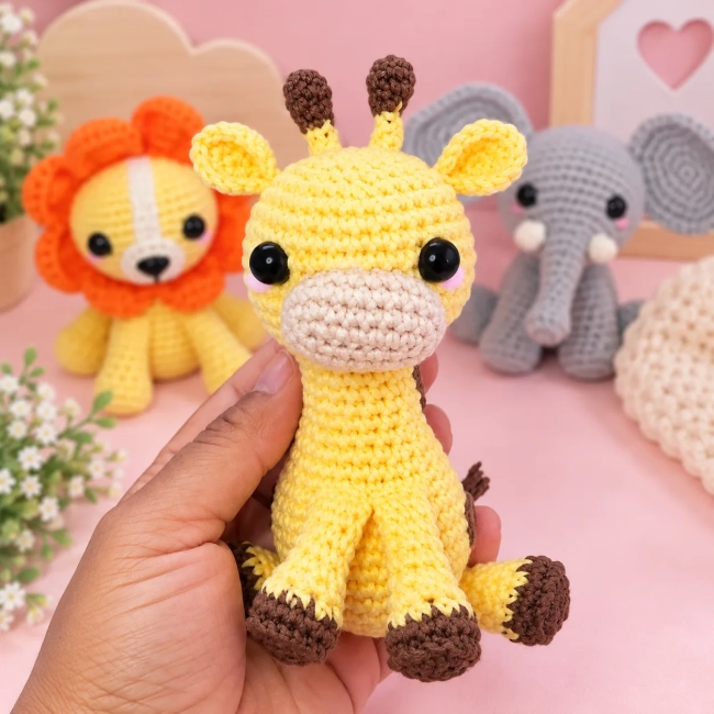 Bichinhos Safari Amigurumi