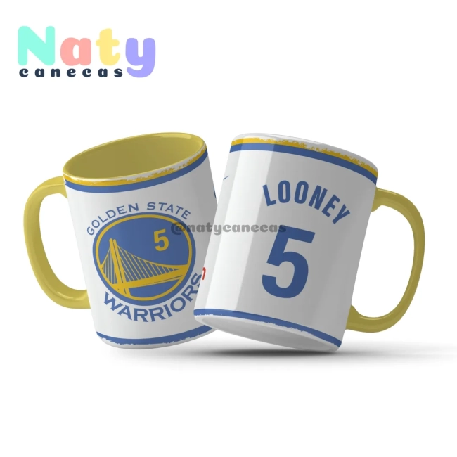 Caneca NBA Golden State Personalize com Nome e Número