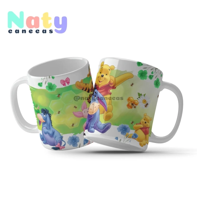 Caneca Turma do Pooh A Magia da Amizade na Sua Mesa