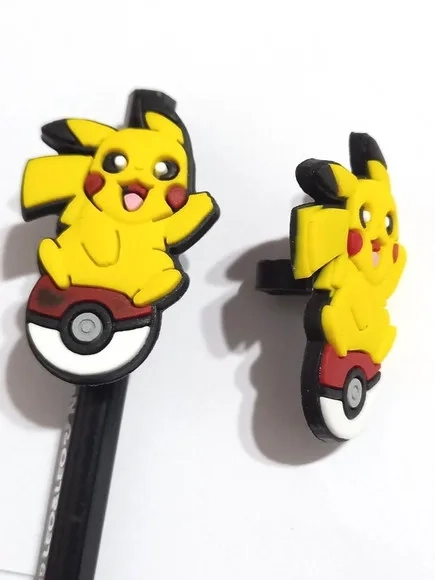 Lapís C/ponteira Pikachu - 4 Unidades