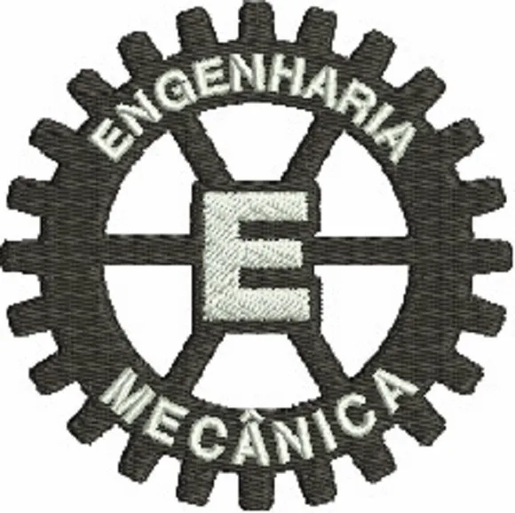 Matriz de Bordado Símbolo Engenharia Mecânica