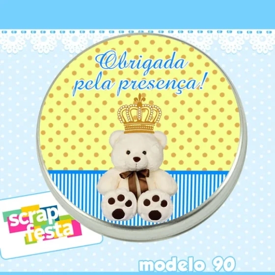 Lembrancinhas de Chá de Bebê Latinhas