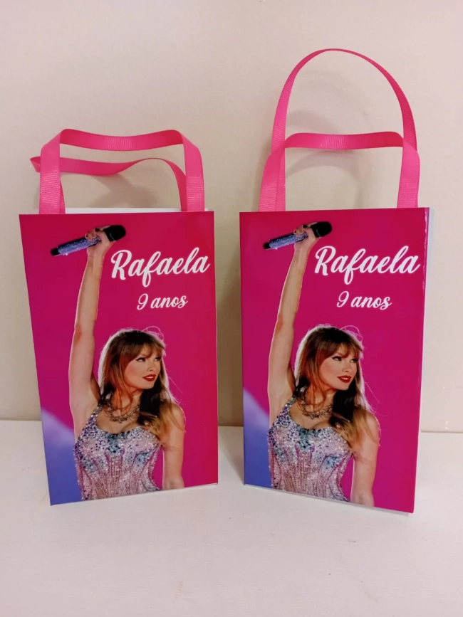 Sacolinhas Personalizadas Taylor Swift para Lembrancinhas