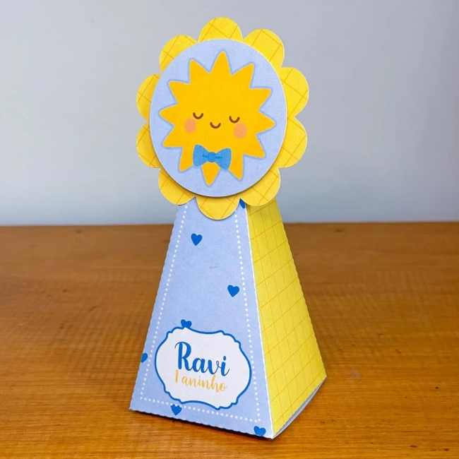 PEGUE E MONTE - Kit Festa RAIO DE SOL MENINO - Decoração de Festa | Lembrancinhas | Aniversário | Personalizados