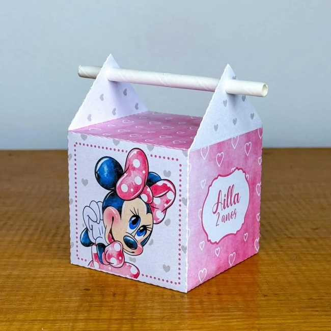 PEGUE E MONTE - Kit Festa MINNIE - Decoração de Festa | Lembrancinhas | Aniversário | Personalizados