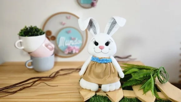 Coelhos em Feltro - Antes de Comprar Chamar no Chat