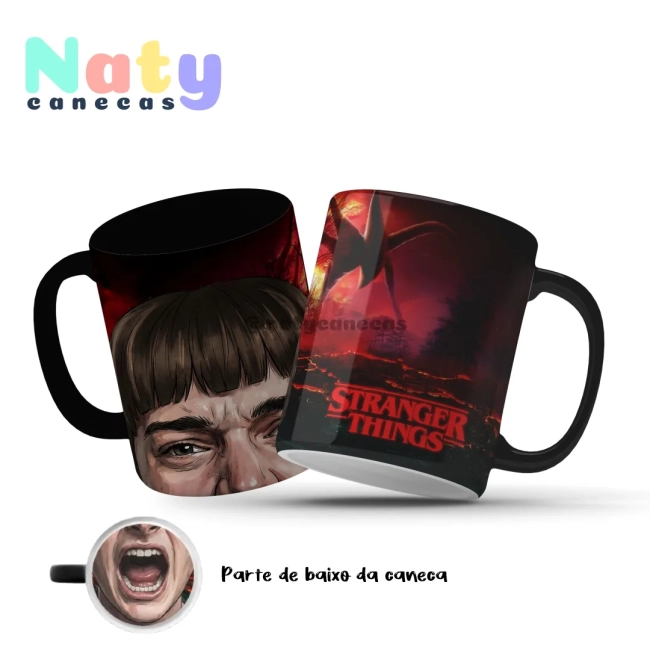 Caneca Personalizada  Bocão Stranger Things