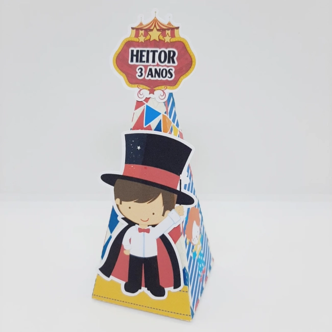 PEGUE E MONTE - Kit Festa CIRCO - Decoração de Festa - Caixinhas Personalizadas