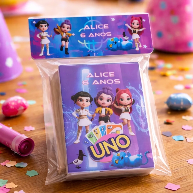 Jogo de Cartas Uno Lembrancinha de Aniversário