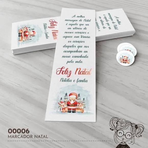 Marcador de Livro Natal - 00006