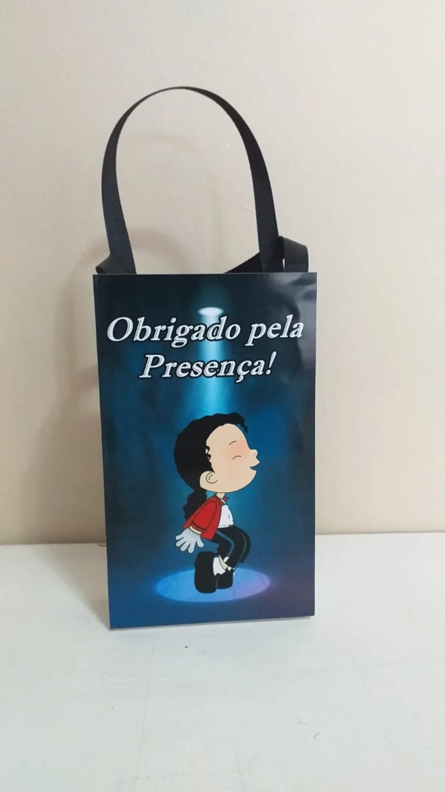 Sacolinhas Personalizadas Michael Jackson para Lembrancinhas