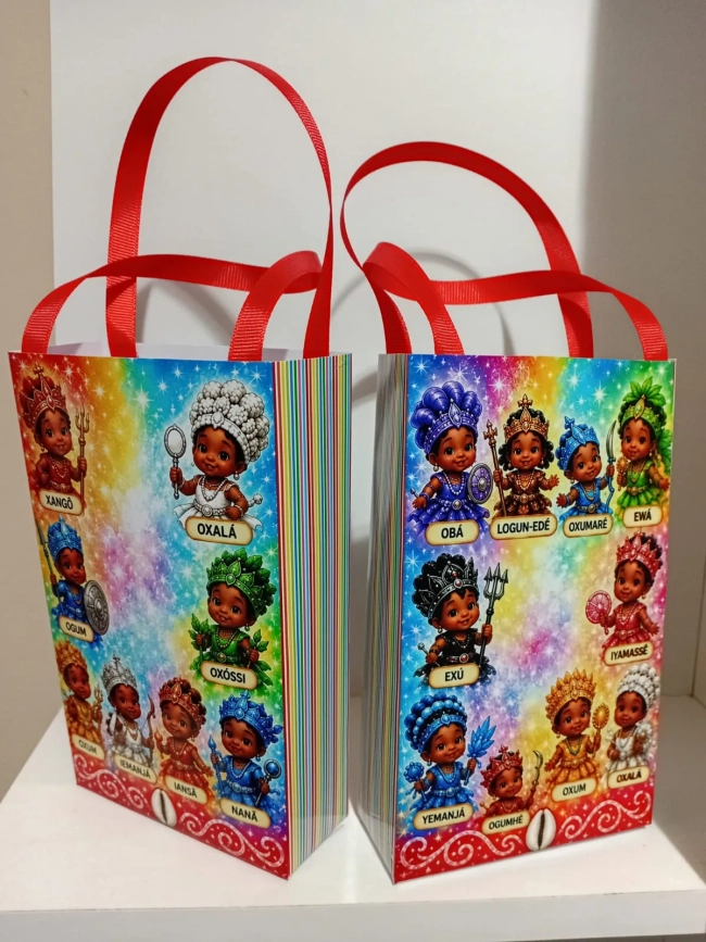 Sacolinhas Personalizadas Festa de Erê para Lembrancinhas