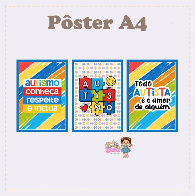 Kit Festa Só Um Bolinho AUTISMO - Decoração de Festa