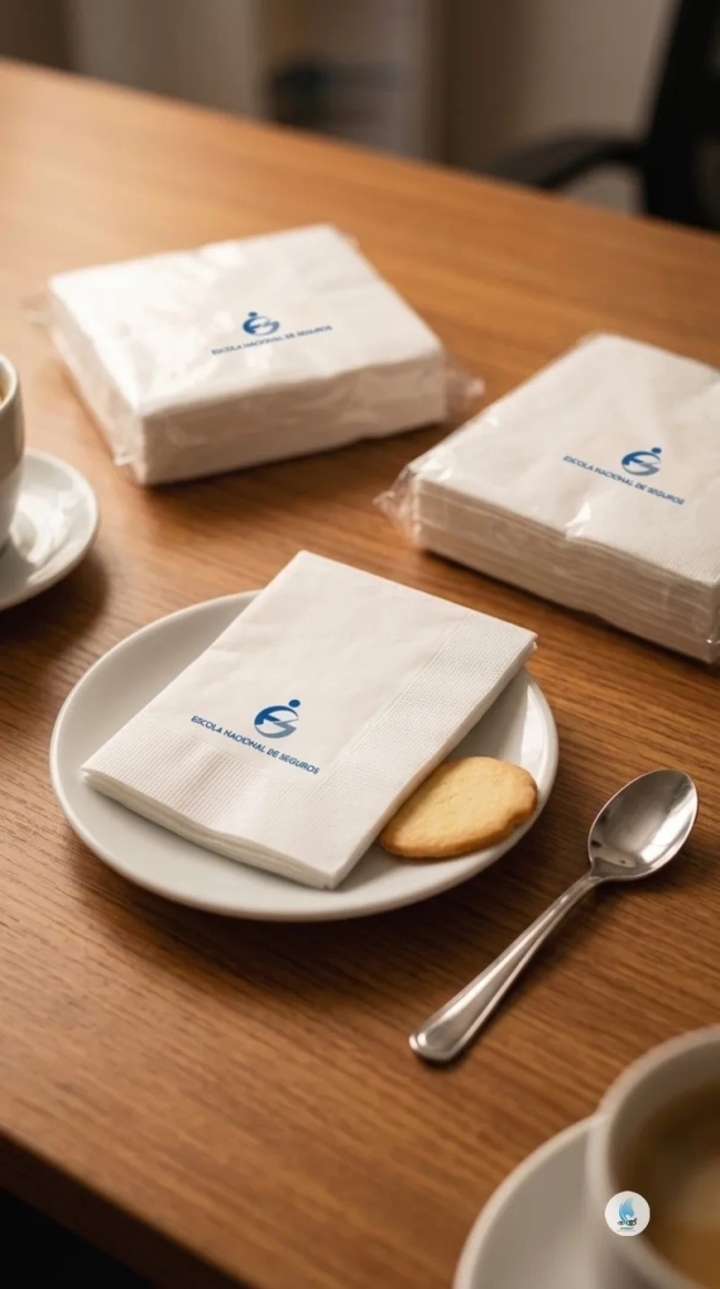 Guardanapo de Papel Coquetel Personalizado com sua Arte