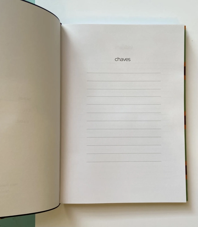 caderno especial para bullet Journal
