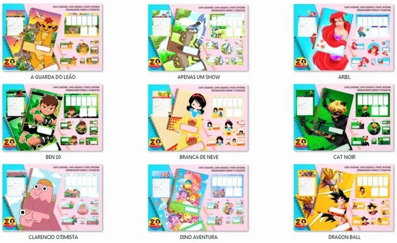 25 Kits Digital Volta as Aulas 2 - Etiquetas e Capas