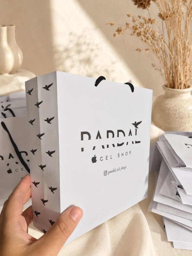 Sacolas de Papel - Personalizada - Alça de Nylon