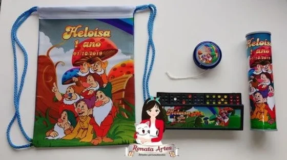 Kit Jogos na Mochila Sete Anões