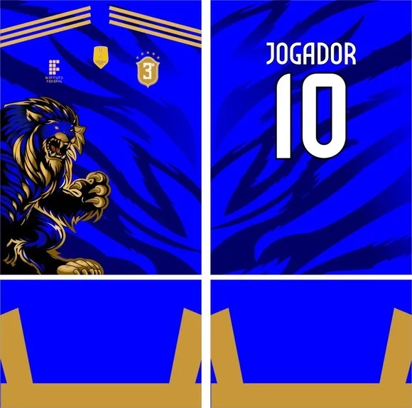 Arte Vetor Camisa Interclasse Leão Mod-717
