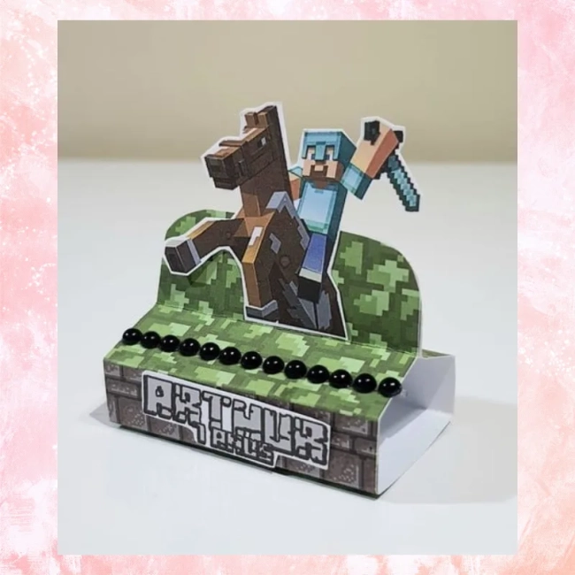 Porta-bis Duplo Minecraft