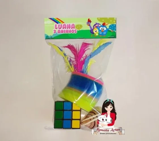 Kit Brinquedos Retrô Tema Galinha Pintadinha Cute