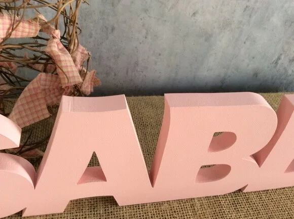 Letras Decorativas - nome em MDF linha GGG