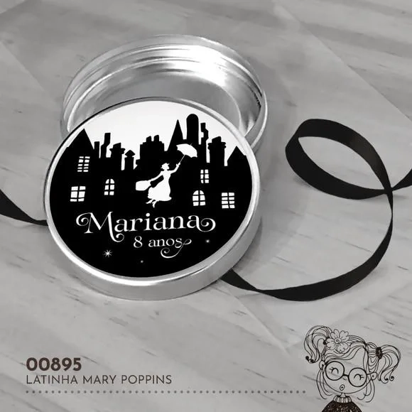 Latinha Adesivada Mary Poppins - 00895