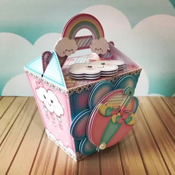Kit 60 Lembrancinhas Chuva de Amor