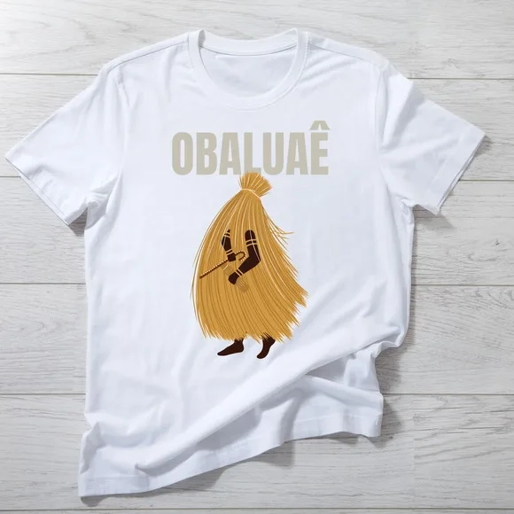 Camiseta Obaluaê - Atotô, Força e Cura